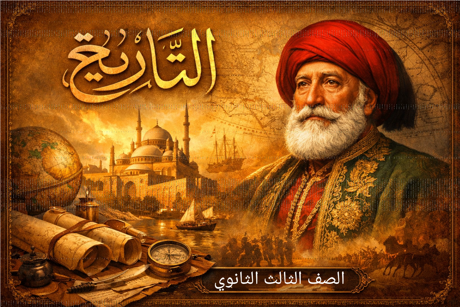 📜 بنك أسئلة التاريخ – السنة كاملة | تالتة ثانوي