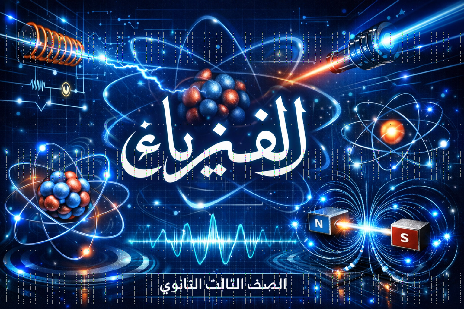 ⚡ بنك أسئلة الفيزياء – السنة كاملة | تالتة ثانوي