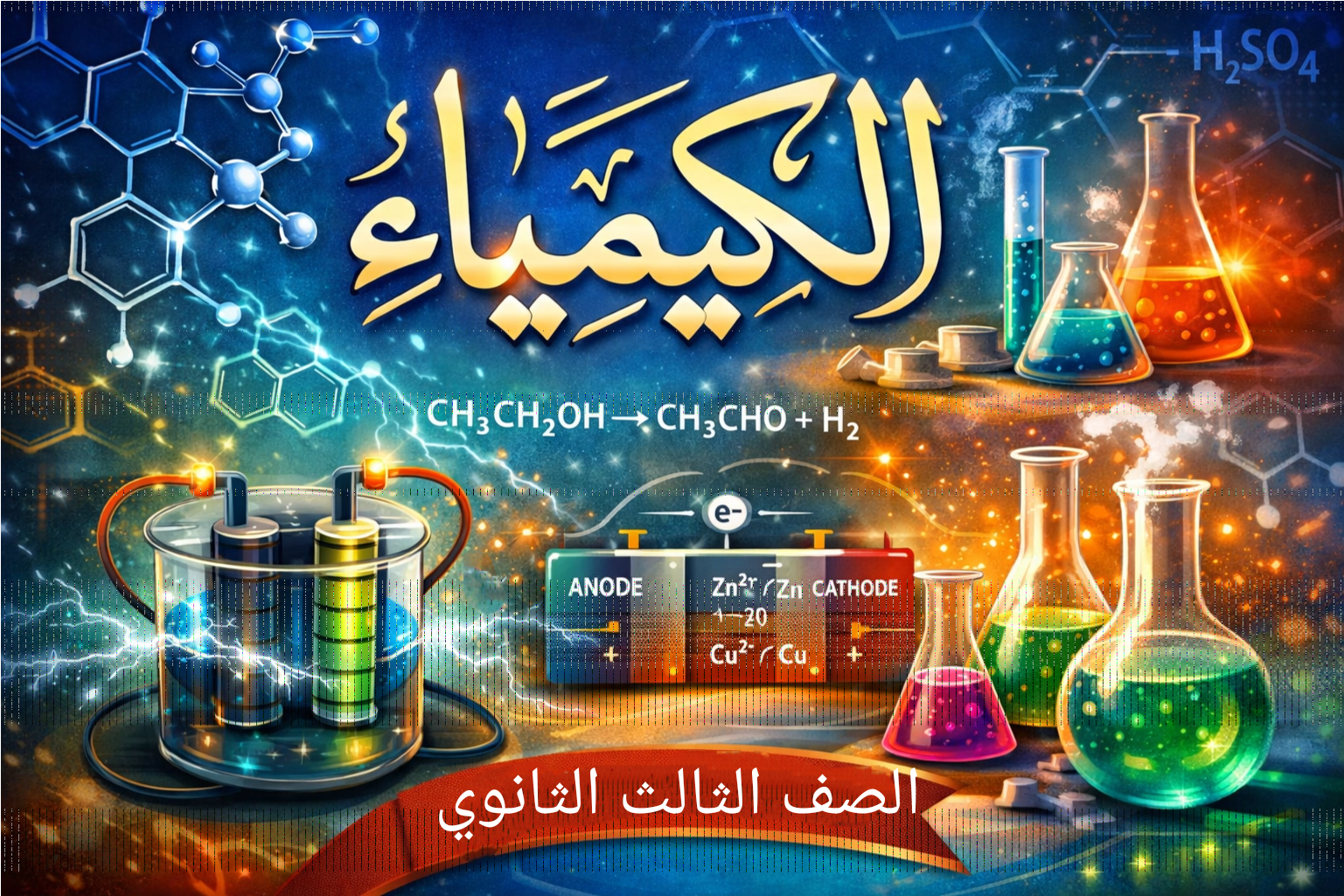 🧪 بنك أسئلة الكيمياء – السنة كاملة | تالتة ثانوي*